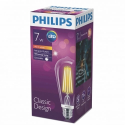 Лампа  LED Classic 7-70W ST64 E27 WW CL D APR (Philips)